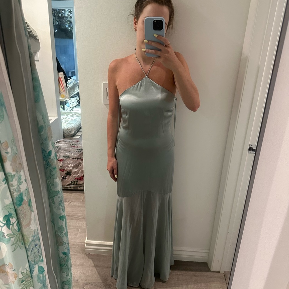 Reformation aquamarine Tosca dress new with tags size 0
